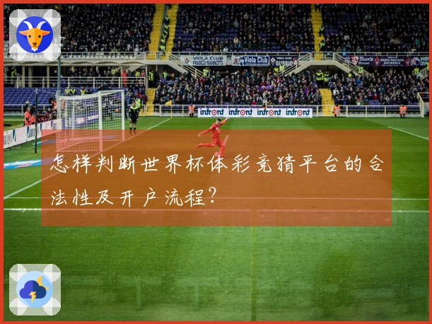 怎样判断世界杯体彩竞猜平台的合法性及开户流程？